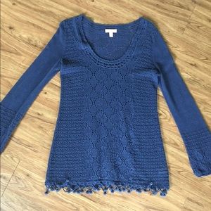 Lilly Pulitzer Athena Sweater Size Medium Navy